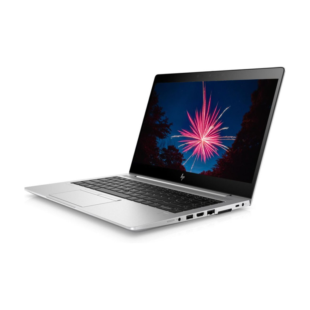 HP EliteBook 840 G6 14″ FHD Refurbished Grade A – Intel Core i5-8265U, 8GB RAM, 256GB SSD NVMe, Windows 11 Pro, Teclado Inglés/Español, Pike Silver