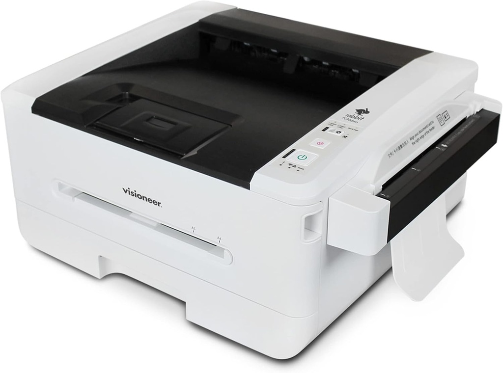 Bundle Impresora + Toner 3K 96-0335 Visioneer Rabbit PC30dwn Impresora láser/copiadora láser, impresora USB de oficina y copiadora para PC y Mac, 30 PPM, alimentador automático de documentos de 250 páginas (ADF), blanco