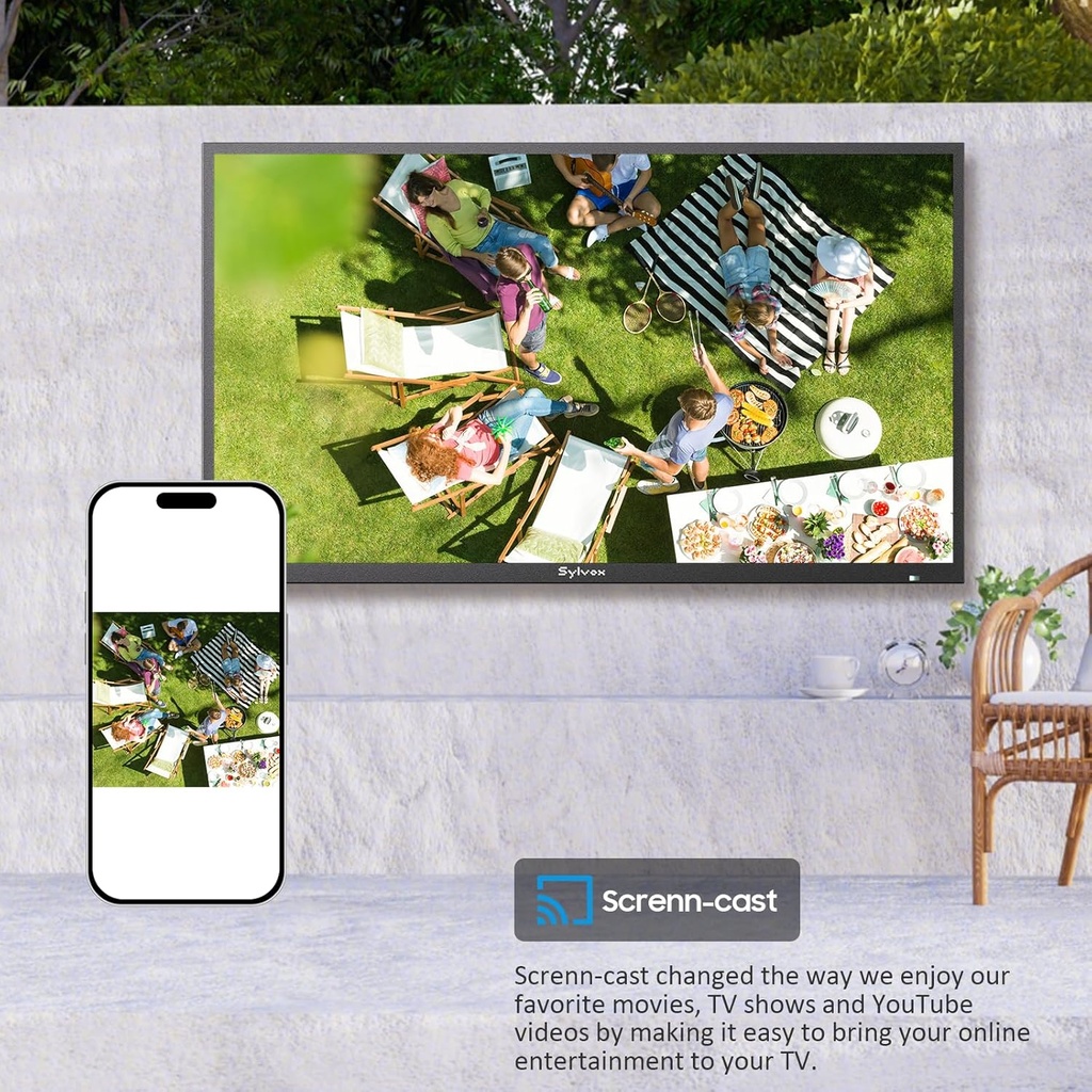 Deck Pro 2.0 75 Partial sun outdoor TV Google TV, 1000nit