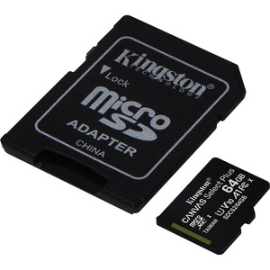 Refurbished Kingston Canvas Select Plus 64 GB Class 10/UHS-I (U1) microSDXC - Grado B