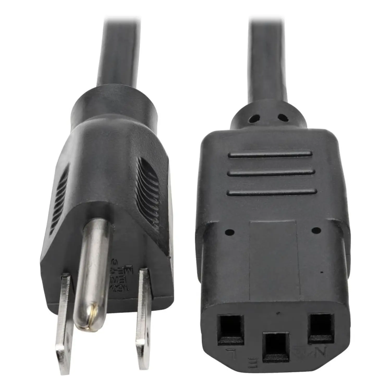 [P006-003/NEW] Tripp Lite P006-003 - Cable de Alimentación para Computadora de 3 pies (0.9m), 18 AWG, 10A, NEMA 5-15P a C13