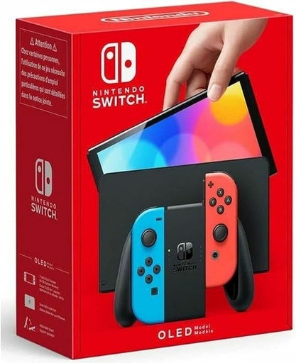 [HEGSKABAA/NEW] Nintendo Switch OLED Neon 7" 64GB Pantalla Táctil | Azul, Rojo